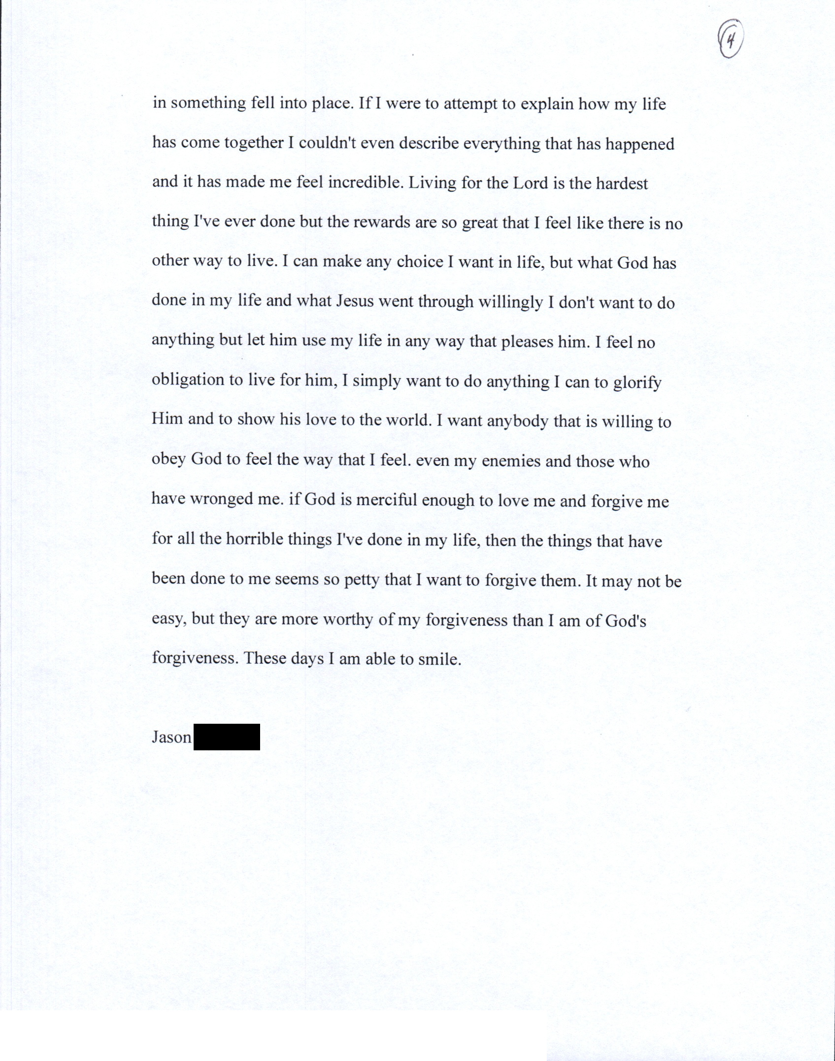 Testimony